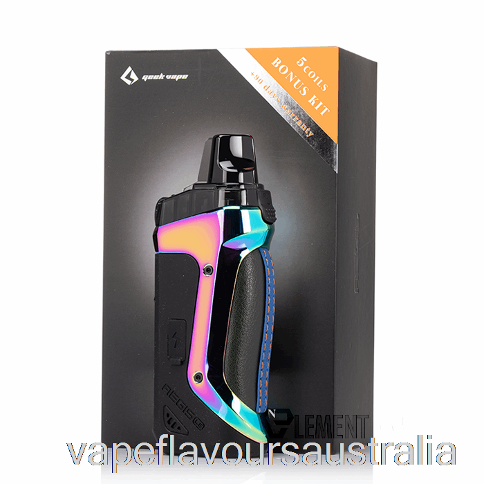 Vape Australia Geek Vape AEGIS BOOST 40W Pod Mod Kit LE Bonus Kit - Rainbow